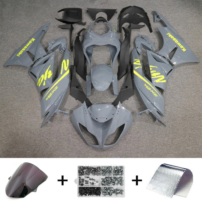 Amotopart Kawasaki ZX6R 636 2009-2012 Fairing Kit Bodywork Plastic ABS