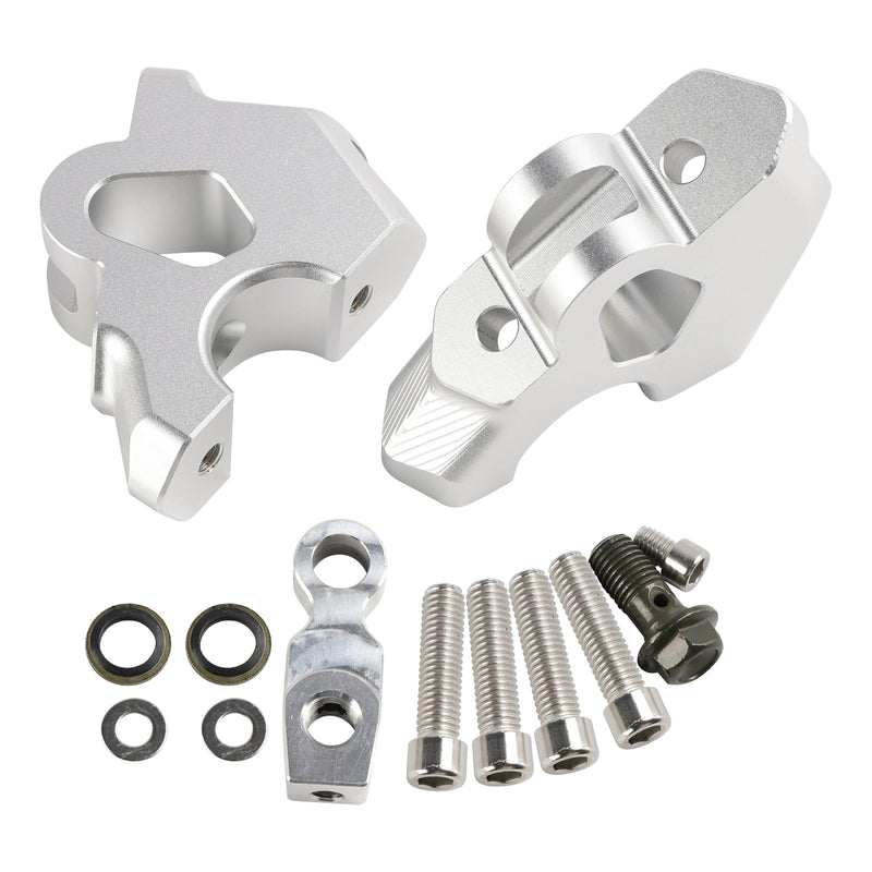 Handlebar risers 38mm with offset 27mm for BMW R 1300 GS R1300GS 2023-2024