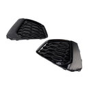 Black Front Honeycomb Fog Light Grille Cover Fit Audi A3 S-line 2021-2023
