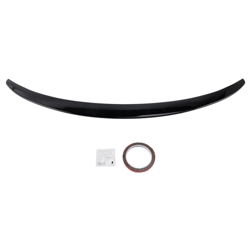 Gloss Black Rear Spoiler For Mercedes-Benz C-Class W205 C205 Coupe 2014-2021