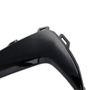 2PCS Front Fog Light Lamp Trim Fit Audi A6 C8 S-Line S6 2019-2023 Black