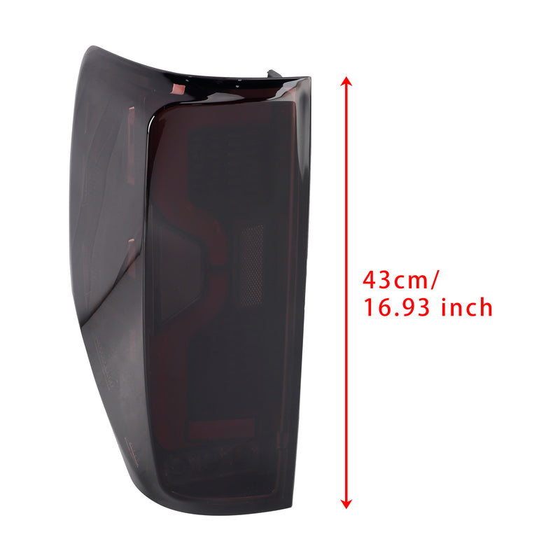 LED Black Clear Rear Tail Light Lamp For Ford Ranger T6 T7 T8 PX1 PX2 PX3 12-21