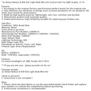 2x Xenon Ballast & HID D3S Light Bulb Wire Kit Control Unit For GMC Acadia 13-16