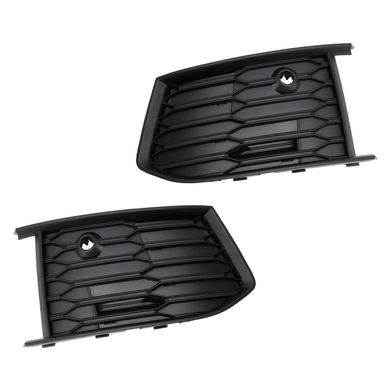 2PCS Front Fog Light Lamp Bezel Fit Audi A6 C8 S-Line S6 2019-2023