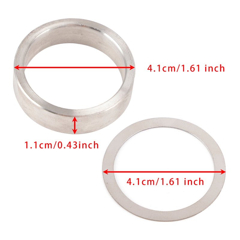 9 Inch Solid Pinion Bearing Spacer Kit with Shims 9190920 For Ford