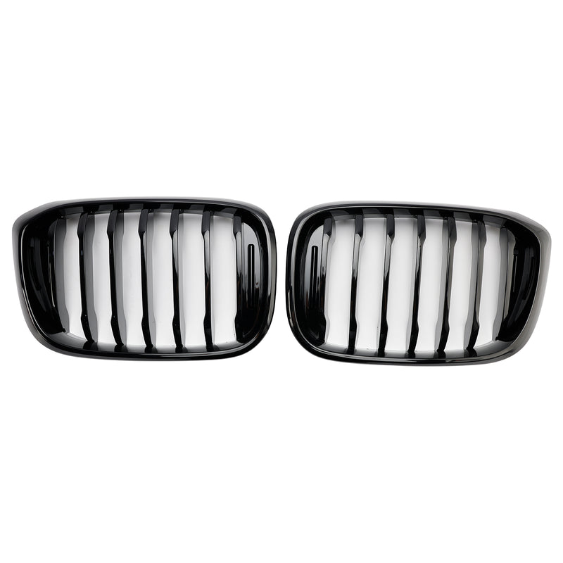 Gloss Black Front Kidney Grille Mesh Grill Fit BMW X4 G02 X3 G01 G08 2018-2021