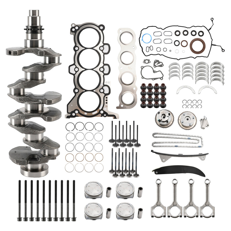 G4NG 2.0L Engine Overhaul Rebuild Kit w/ Crankshaft Rods Timing for Hyundai Kia