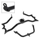 2009-2023 Touring Road King Bumper Engine Guard Fairing Mount Crash Bar Kit Chrome