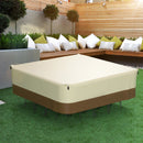 420D Square Waterproof Patio Furniture Cover for Outdoor Table and Chairs