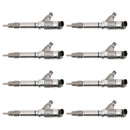 Chevrolet Silverado 2500 3500 6.6L V8 LLY 2004.5-2005 8PCS Fuel Injector 0445120027 0986435504