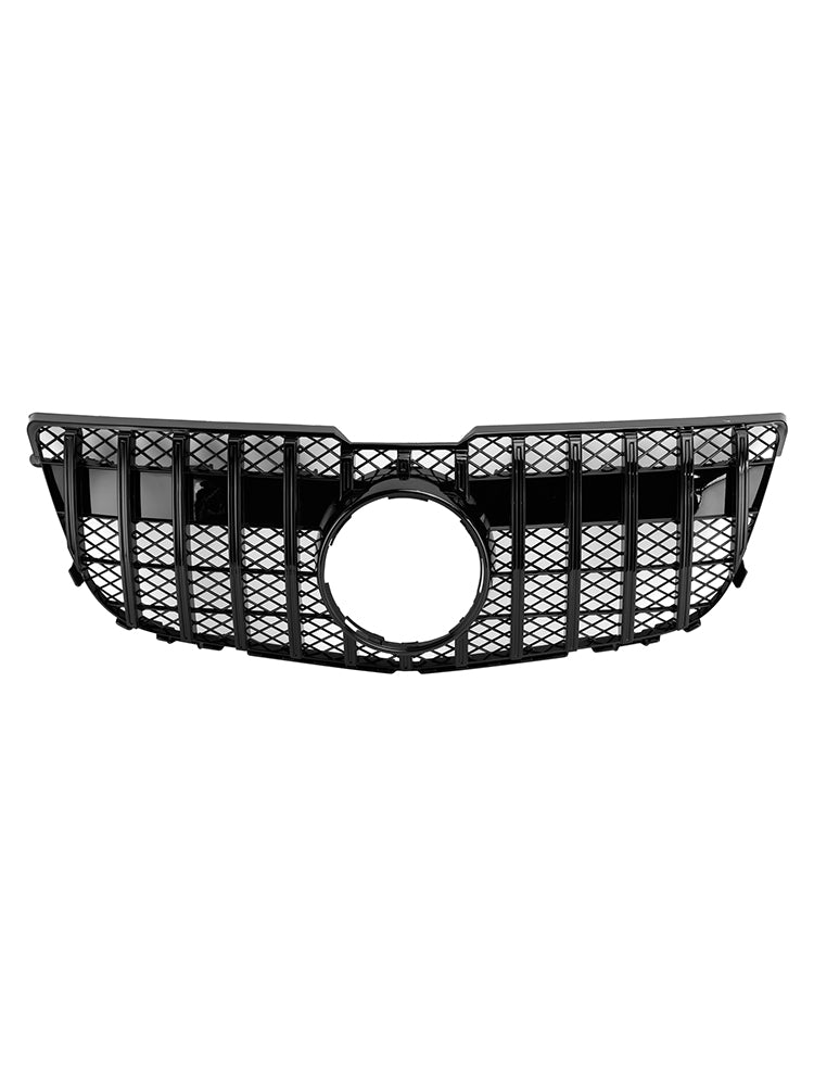 Gloss Black Front Grille Grill For Mercedes Benz GLK X204 2013-2015 GT