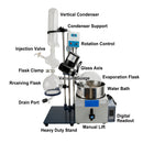 110V 5L Laboratory Rotavapor Rotovap Vacuum Rotary Evaporator