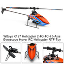 Wltoys K127 Helicopter 2.4G 4CH 6-Aixs Gyroscope Hover RC Helicopter RTF Toy