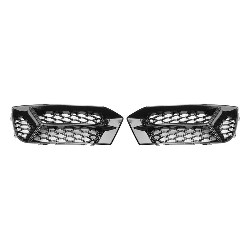 Front Bumper Grill Fog Light Cover Lamp Frame Trim Fit Audi A3 2017-2020