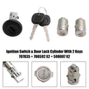 Hummer H2 2003-2007 Ignition Switch & Door Lock Cylinder With 2 Keys 707835 706592 598007