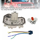 Rear Right Tail Lamp Bracket & Plug Bulb 68270837AA For Jeep Renegade 15-23