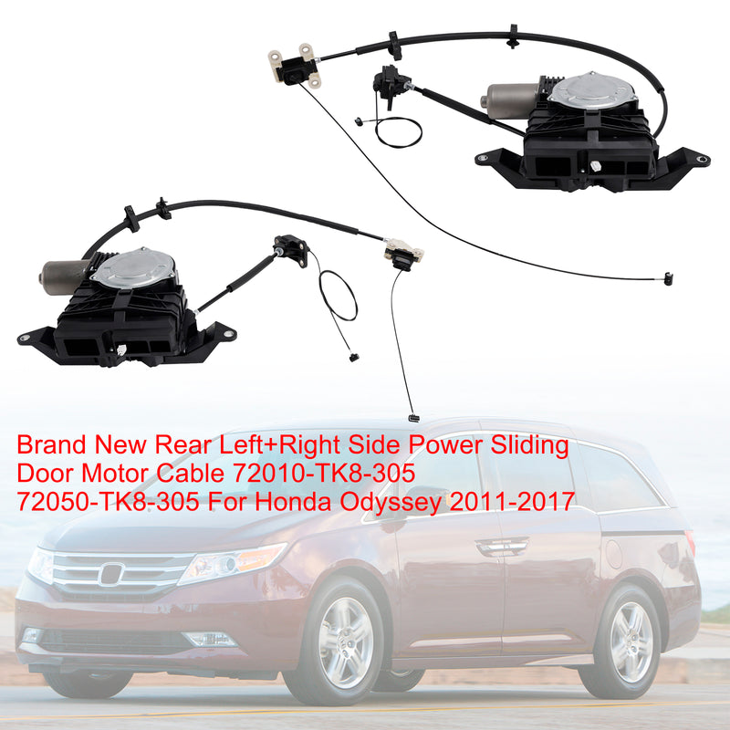 Brand New Rear Left+Right Side Power Sliding Door Motor Cable For Honda Odyssey