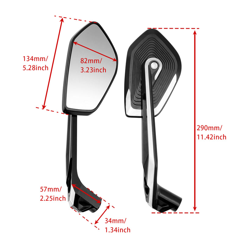 Pair Mirrors 51168406497 51168406498 For BMW R 1250 GS / GSA / R 2018-2025