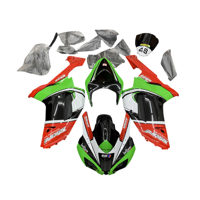 Amotopart Kawasaki ZX6R 636 2007-2008 Fairing Kit Bodywork Plastic ABS