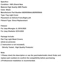 Pair Fog Light Bezel Trim For Jeep Wrangler JL Gladiator 18-25 68295558AA