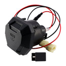 Right Socket Charger USB + Type-C Quick For Kawasaki Versys 650 2022-2024