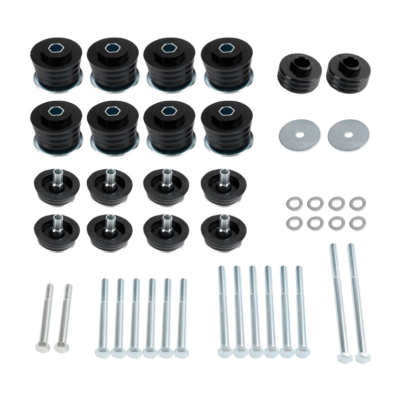 KF04058BK Body Bushings For Ford F250 F350 1999-2007 Steel Sleeves & Hardware