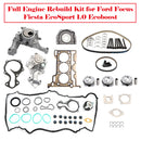 Full Engine Rebuild Kit for Ford Focus Fiesta EcoSport 1.0 Ecoboost