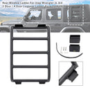 Rear Window Ladder For Jeep Wrangler JL JLU Luggage Ladder Rack 2018-2024
