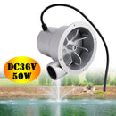24V Water Flow Turbine Small Hydroelectric Generator DC36V36W/50W for Home Field