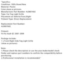 Front Right Side Bumper Grille Fog Light Grill 4L0807682 For Audi Q7 2007-2009