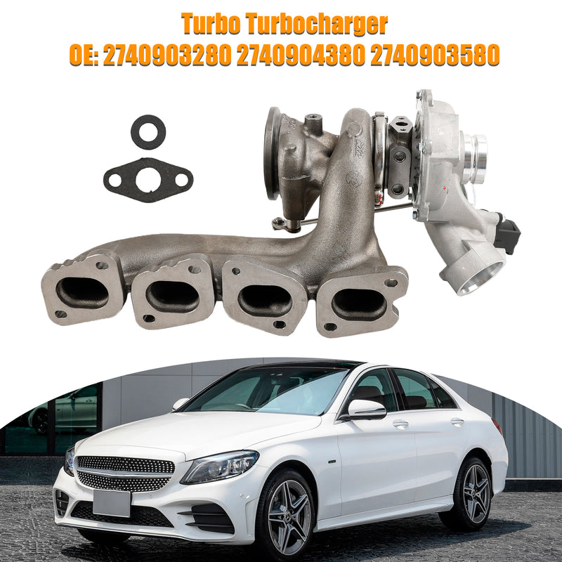 2020 Mercedes-Benz C GLC SLC 300 2.0L L4 Turbo Turbocharger  2740903280 2740904380 2740903580