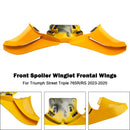 2023-2025 Street Triple 765R/RS Front Spoiler Winglet Frontal Wings