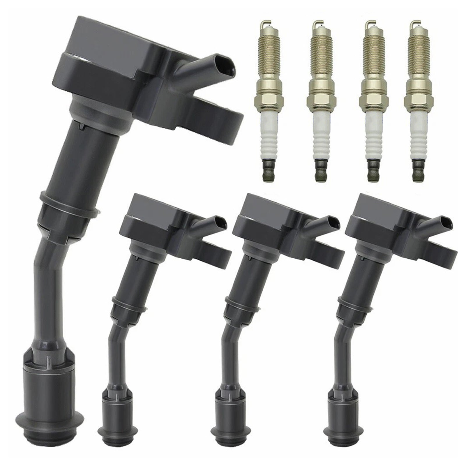 Uf7 2014-2020 For Ford Fusion l4 1.5l 4X Ignition Coil + 4X Spark Plug UF7