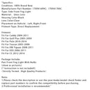 Pair Front Fog Light  For Volkswagen Caddy 2004-2011 Touran 2003-2008