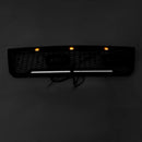 Black Front Bumper Grill Grille Fit Ford E150 E250 E350 2003-2007 With Led