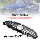 Black Front Bumper Grill Grille Fit Mercedes CLS C257 W257 Coupe 2018-2024