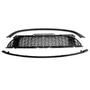 3PCS Gloss Black Front Grill Grille Fit Mini R55 R56 R57 R58 R59 Cooper S & JCW