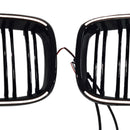 2013-2019 Fit BMW 3 Series F34 GT Dual Slat Front Bumper Grille Gloss Black