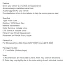 Chrome Front Bumper Grille Grill Fit Mercedes CLS C257 W257 Coupe 2018-2024