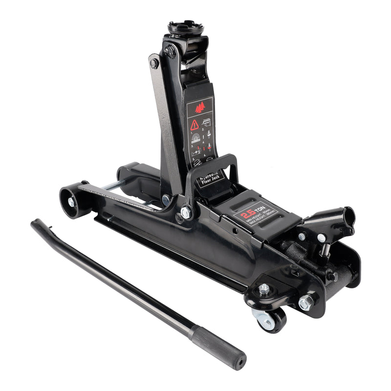 Low Profile Floor Jack 2.5 Ton (5500 lbs)  3.35"-14.17" Height Lifting Range