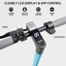 8.5" Folding Electric Scooter With app 350W 35KM Range 30km/h City Commute Blue