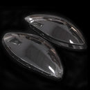 2Pcs Front Headlight Lens Cover Shell Clear For Porsche Panamera 2017-2020