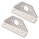 2 PCS Windshield Wiper Repair Stainless Steel Brackets for Peterbilt 379 388 389