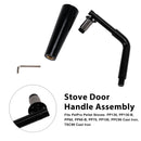 Quadra-Fire Stoves Outfitter-I/II Threaded Door Handle Assembly for PelPro Stoves PP60 PP70 PP130 PP150 PPC90 TSC90 Pleasant Hearth Stoves PH35PS PH50CABPS PH50PS