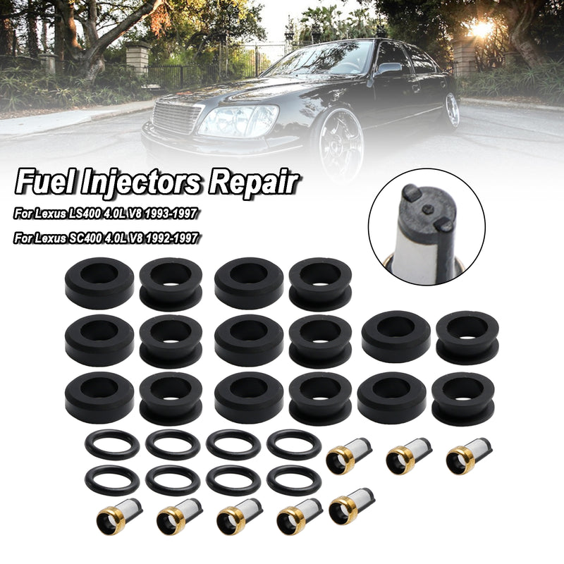 Fuel Injector Repair Kits 23250-50020 Fit Lexus LS400 SC400 4.0L V8 1992-97