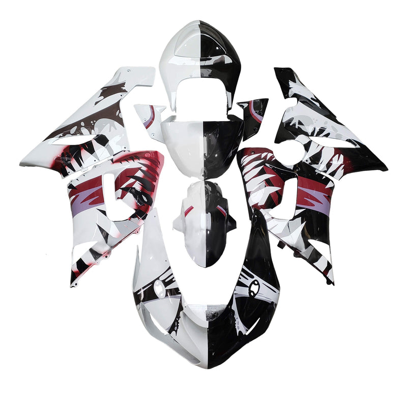 Injection Fairing Kit Bodywork Plastic ABS fit For Kawasaki ZX6R 636 2005-2006