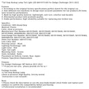 Tail Stop Backup Lamp Tail Light LED For Dodge Challenger SRT Hellcat 2015-2023