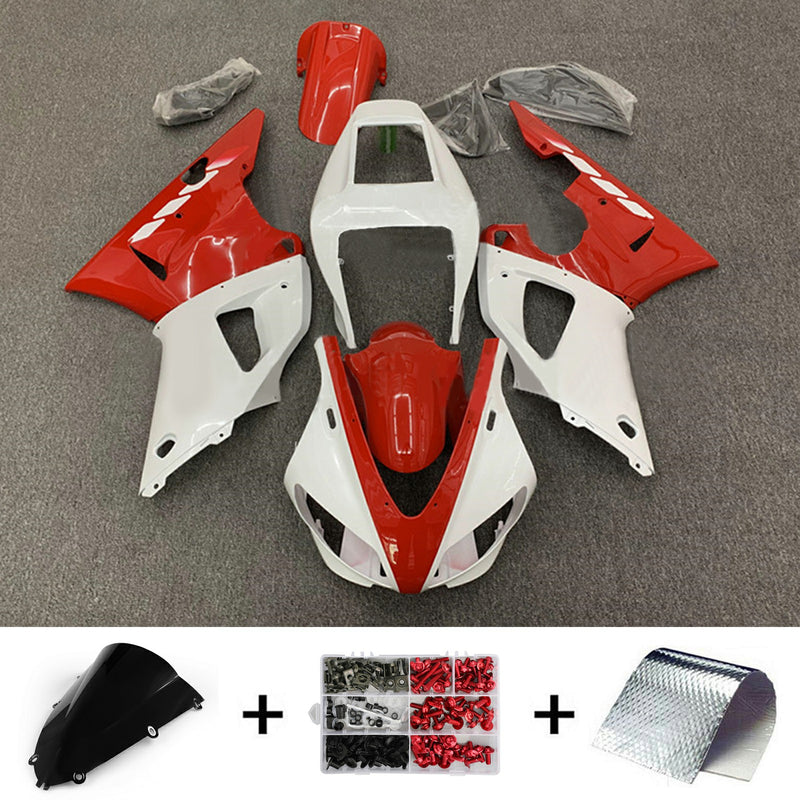 Amotopart Yamaha YZF 1000 R1 1998-1999 Fairing Kit Bodywork Plastic ABS