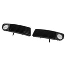 2PCS Front Lower Bumper Fog Light Cover Grille Fit Audi A6 C5 1998-2001