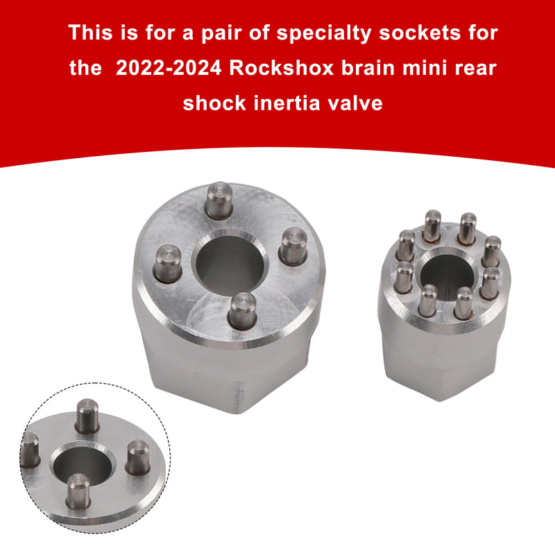 RockShox Brain Inertia Valve Tool 2022-2024–Socket Set for Specialized MINI Shock